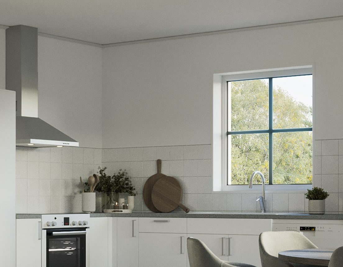 Detalj-min Materialpalett som innehåller materialen för bostäderna.